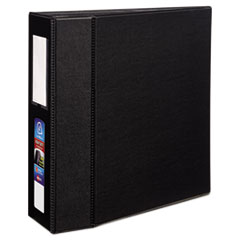 Avery® Heavy-Duty Binder with One Touch EZD Rings, 11 x 8 1/2, 4" Capacity, Black