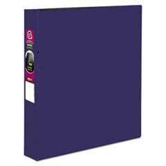 Avery® Durable Binder with Slant Rings, 11 x 8 1/2, 1 1/2", Blue