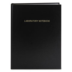 Roaring Spring® Lab Research Notebook, Quadrille, 11 1/4 x 8 3/4, 72 White Pages, Black Cover