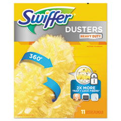 Swiffer® 360 Dusters Refill, Dust Lock Fiber, 2" X 6", Yellow, 33/Carton