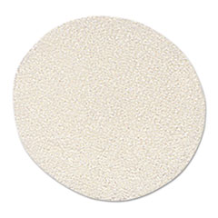 Rubbermaid® Commercial P259 Low-Profile Bonnet, 19 in Diameter, White, 5/Carton