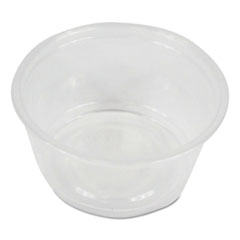 Boardwalk® Souffle/Portion Cups, 2 oz, Polypropylene, Clear, 20 Cups/Sleeve, 125 Sleeves/Carton