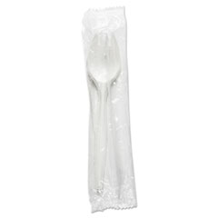 Boardwalk® Mediumweight Wrapped Polypropylene Cutlery, Spork, White, 1,000/Carton