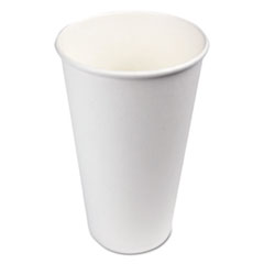 Boardwalk® Paper Hot Cups, 20 oz, White, 600/Carton