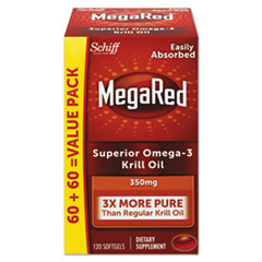 MegaRed® Omega-3 Krill Oil Softgel, 120/Bottle