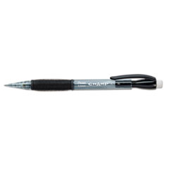 Pentel® Champ Mechanical Pencil, 0.5 mm,Translucent Gray Barrel, Dozen