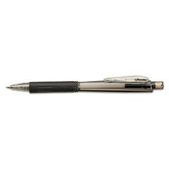Pentel® Wow! Pencils, 0.7 mm, HB (#2), Black Lead, Black Barrel, Dozen