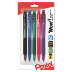 Pentel® Wow! Pencils, 0.7 mm, Assorted Barrels