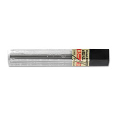 Pentel® Super Hi-Polymer Lead Refills, 0.5mm, 2H, Black, 12 Leads/Tube