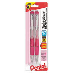 Pentel® Pink Ribbon Twist-Erase CLICK Mechanical Pencil, 0.7 mm, 2/Pack
