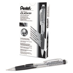 Pentel® Twist-Erase CLICK Mechanical Pencil, 0.9 mm, Black Barrel