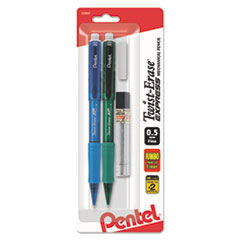 Pentel® Twist-Erase EXPRESS Mechanical Pencil, .5 mm, 2 per Set