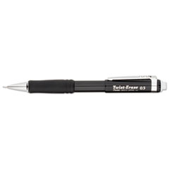 Pentel® Twist-Erase III Mechanical Pencil, 0.5 mm, Black Barrel