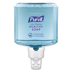 PURELL® Foodservice HEALTHY SOAP Active Cleansing Foam ES8 Refill, Fresh, 1200 mL, 2/CT