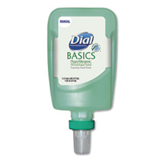 Dial® Professional Basics Hypoallergenic Foaming Hand Wash Refill for FIT Manual Dispenser, Honeysuckle, 1.2 L