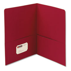 Two-Pocket Folder, Textured Paper, 100-Sheet Capacity, 11 x 8.5, Green,  25/Box - mastersupplyonline