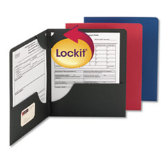Smead™ Lockit® Two-Pocket Folders in Textured Stock