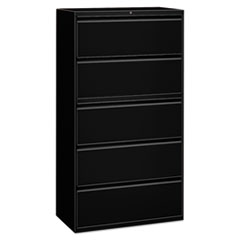 Alera Four Drawer Lateral File Cabinet 36w X 18d X 52 5h Charcoal Coastal Chemical Paper