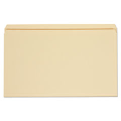 Universal® Top Tab File Folders, Straight Tabs, Legal Size, 0.75" Expansion, Manila, 100/Box