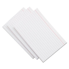 Universal® Ruled Index Cards, 3 x 5, White, 500/Pack