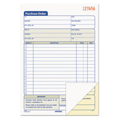 TOPS™ Purchase Order Book, 12 Lines, Two-Part Carbonless, 5.56 x 8.44, 50 Forms Total