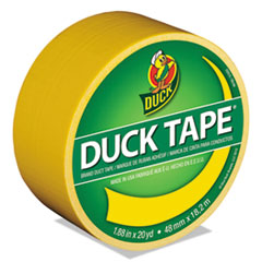 Duck® Colored Duct Tape, 3" Core, 1.88" x 20 yds, Yellow