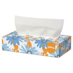 White Facial Tissue, 2-Ply, 125/box, 12/carton