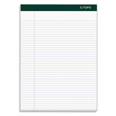 TOPS™ Double Docket Ruled Pads, Narrow Rule, 100 White 8.5 x 11.75 Sheets, 4/Pack