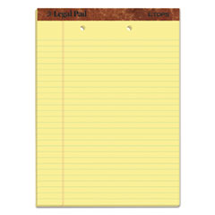 TOPS™ "The Legal Pad" Ruled Perforated Pads, Wide/Legal Rule, 50 Canary-Yellow 8.5 x 11.75 Sheets, Dozen