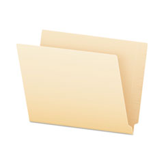 Pendaflex® SmartShield End Tab File Folders, Straight Tabs, Letter Size, Manila, 75/Box