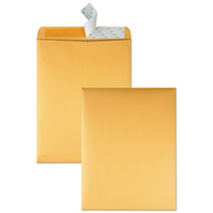 Quality Park™ Redi-Strip Catalog Envelope, #13 1/2, Cheese Blade Flap, Redi-Strip Adhesive Closure, 10 x 13, Brown Kraft, 100/Box