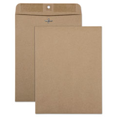 Quality Park™ 100% Recycled Brown Kraft Clasp Envelope