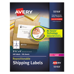 Avery® Repositionable Labels with Sure Feed® Technology