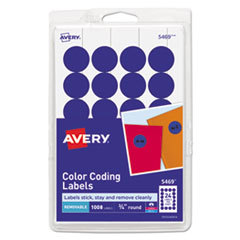 Avery® Printable Self-Adhesive Removable Color-Coding Labels