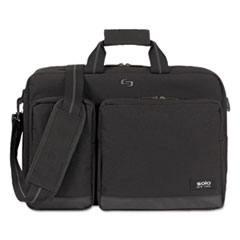 Solo Urban Hybrid Briefcase, Fits Devices Up to 15.6", Polyester, 5 x 17.25 x 17.24, Black