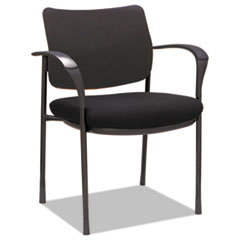Alera® Alera IV Series Guest Chairs, Fabric Back/Seat, 24.8" x 22.83" x 32.28", Black, 2/Carton