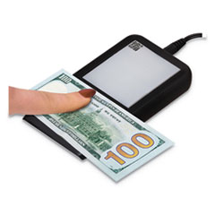 Dri-Mark® FlashTest Counterfeit Detector, MICR; UV Light; Watermark, U.S. Currency, 2.5 x 4.5 x 0.8, Black