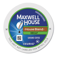 Maxwell House® House Blend Decaf K-Cup, 24/Box