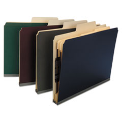 Smead® SuperTab® Colored Classification Folders with SafeSHIELD® Coated Fastener Technology