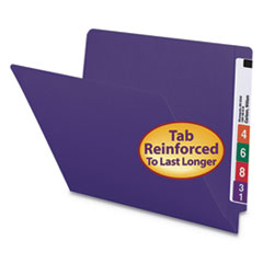 Smead® Shelf-Master® Reinforced End Tab Colored Folders
