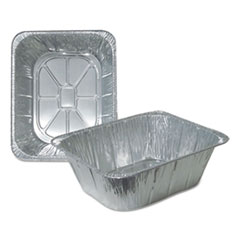 Durable Packaging Aluminum Steam Table Pans, Half-Size Extra Deep—195 oz., 4.19" Deep, 10.31 x 12.69, 100/Carton
