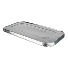 Durable Packaging Aluminum Steam Table Lids, Fits One-Third Size Pan, 6.56 x 12.69, 100/Carton