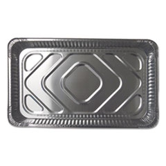 Durable Packaging Aluminum Steam Table Pans, Full-Size Medium—228 oz., 2.19" Deep, 12.81 x 20.75, 50/Carton