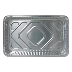 Durable Packaging Aluminum Steam Table Pans, Full Size, Medium, 50/Carton