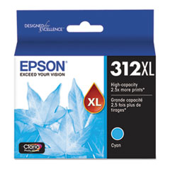 T312XL220-S (312XL) Claria High-Yield Ink, 830 Page-Yield, Cyan