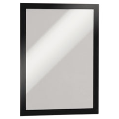 Durable® DURAFRAME Sign Holder, 8.5 x 11, Black Frame, 2/Pack