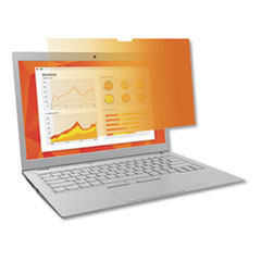 3M™ Touch Compatible Gold Privacy Filter for 13.3" Widescreen Laptop, 16:9 Aspect Ratio
