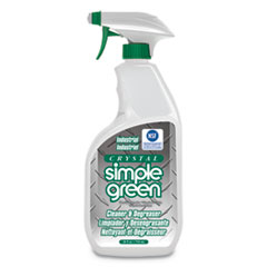 Simple Green® Crystal Industrial Cleaner/Degreaser, 24 oz Spray Bottle, 12/Carton