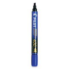 Pilot® Premium 400 Permanent Marker, Broad Chisel Tip, Blue, 36/Pack