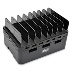 Tripp Lite USB Charging Station with Quick Charge 3.0, 7 Devices, 4.9 x 2.6 x 6.6, Black